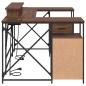 Preview: Schreibtisch Braun Eiche 182 x 101 x 87,5 cm Holzwerkstoff
