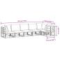 Preview: Garten-Sofa-Set 6 pcs Schwarz 70 x 70 x 32 cm Aluminium