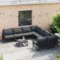 Preview: Garten-Sofa-Set 8 pcs Anthrazit Stahl