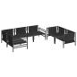 Preview: Garten-Sofa-Set 6 pcs Anthrazit Stahl