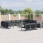 Preview: ARDEBO.de - Garten-Sofa-Set 14 pcs Anthrazit Stahl