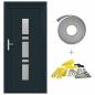 Preview: Haustür Anthrazit 108 x 208 cm PVC