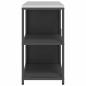 Preview: Küchenlager-Set mit Regal mit Speicher mit Tür Verstellbar 2 pcs Schwarz 150 x 50 x 92 cm