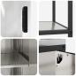 Preview: Küchenlager-Set 2 pcs Silber 150 x 50 x 92 cm Edelstahl