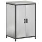 Preview: Küchenlager-Set 2 pcs Silber 150 x 50 x 92 cm Edelstahl