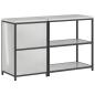 Preview: Küchenlager-Set 2 pcs Silber 150 x 50 x 92 cm Verzinkter Stahl