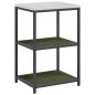 Preview: Küchenlager-Set mit Regal mit Speicher mit Tür Verstellbar 2 pcs Olive Grün 120 x 50 x 92 cm