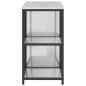 Preview: Küchenlager-Set 2 pcs Silber 120 x 50 x 92 cm Verzinkter Stahl