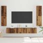 Preview: ARDEBO.de - TV-Schrank-Set 7 pcs Altes Holz 80 x 30 x 30,5 cm Holzwerkstoff