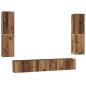 Preview: TV-Schrank-Set 7 pcs Altes Holz 80 x 30 x 30,5 cm Holzwerkstoff