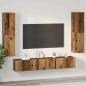Preview: TV-Schrank-Set 7 pcs Altes Holz 80 x 30 x 30,5 cm Holzwerkstoff