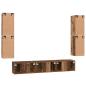 Preview: TV-Schrank-Set 7 pcs Altes Holz 80 x 30 x 30,5 cm Holzwerkstoff