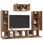 Preview: TV-Schrank-Set 7 pcs Altes Holz 180 x 30 x 120 cm Holzwerkstoff