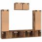 Preview: TV-Schrank-Set 7 pcs Altes Holz 180 x 30 x 120 cm Holzwerkstoff