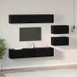 Preview: TV-Schrank-Set 6 pcs Schwarze Eiche 80 x 30 x 30,5 cm S
