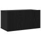 Preview: TV-Schrank-Set mit Regal 3 pcs Schwarz Eiche 60 x 30 x 30.5 cm
