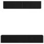 Preview: TV-Schrank-Set Sonstiges mit Speicher mit Tür 5 pcs Schwarz Eiche 80 x 30 x 30 cm