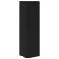Preview: TV-Schrank-Set mit Regal Sonstiges 4 pcs Schwarz Eiche 30,5 x 30 x 110 cm