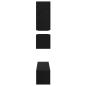 Preview: TV-Schrank-Set mit Regal Sonstiges mit Speicher mit Tür 8 pcs Schwarz Eiche 80 x 30 x 30 cm