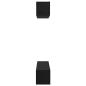 Preview: Wand TV Schrank 4 pcs Schwarze Eiche S 80 x 30 x 30,5 cm