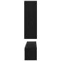 Preview: TV-Schrank-Set 5 pcs Schwarz Eiche Mittel 30,5 x 30 x 90 cm