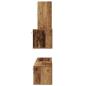 Preview: Wand TV Schrank 4 pcs Altes Holz Mittel Furnierspanplatte