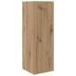 Preview: Wand TV Schrank 4 pcs Handwerklich gefertigter Eichenholz