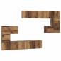 Preview: TV-Schrank-Set 8 pcs Altes Holz Mittel 30,5 x 30 x 30 cm