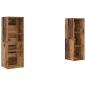 Preview: TV-Schrank-Set 2 pcs Altes Holz 107 x 35 x 37 cm Holzwerkstoff