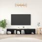 Preview: ARDEBO.de - TV-Schrank-Set 2 pcs Schwarze Eiche 37 x 35 x 107 cm