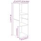Preview: TV-Schrank-Set 2 pcs Schwarze Eiche 37 x 35 x 107 cm
