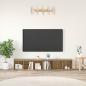 Preview: ARDEBO.de - TV-Schrank-Set 2 pcs Artisan Eiche 37 x 35 x 107 cm