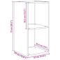 Preview: Wand TV Schrank 2 pcs Altes Holz 37 x 37 x 72 cm Holzwerkstoff