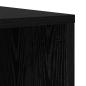 Preview: TV-Schrank-Set mit Regal 2 pcs Schwarz Eiche 72 x 35 x 36.5 cm