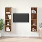 Preview: ARDEBO.de - Wand TV Schrank 4 pcs Altes Holz 37 x 37 x 72 cm Holzwerkstoff