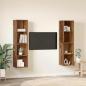 Preview: Wand TV Schrank 4 pcs Altes Holz 37 x 37 x 72 cm Holzwerkstoff