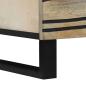 Preview: Nachttische mit Schubladen Weiß und Schwarz 50 x 33 x 60 cm