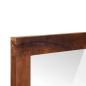 Preview: Spiegel Braun, Silber 50 x 2,5 x 70 cm Massives Mangoholz, Glas