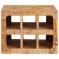 Preview: Weinregal mit Speicher Braun 44 x 30 x 35 cm Massives Mangoholz