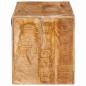 Preview: Weinregal mit Speicher Braun 44 x 30 x 35 cm Massives Mangoholz