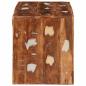 Preview: Weinregal Braun 44 x 30 x 35 cm Massives recyceltes Holz