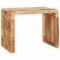 Preview: ARDEBO.de - Beistelltisch Braun 60 x 35 x 46 cm Massivholz Mango