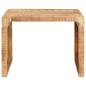 Preview: Beistelltisch Braun 60 x 35 x 46 cm Massivholz Mango