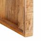 Preview: Beistelltisch Braun 60 x 35 x 46 cm Massivholz Mango