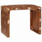 Preview: ARDEBO.de - Beistelltisch 60 x 35 x 46 cm Massives, recyceltes Holz