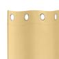 Preview: Vorhänge mit Vorhängen 2 pcs Beige 260 x 140 cm Polyester