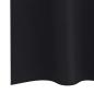 Preview: Vorhänge mit Vorhängen 2 pcs Schwarz 225 x 140 cm Polyester