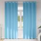 Preview: ARDEBO.de - Vorhänge mit Vorhängen 2 pcs Hellblau 245 x 140 cm Polyester