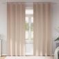 Preview: ARDEBO.de - Vorhänge mit Vorhängen 2 pcs Taupe 225 x 140 cm Polyester