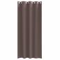 Preview: Vorhänge mit Vorhängen 2 pcs Dunkelbraun 245 x 140 cm Polyester
